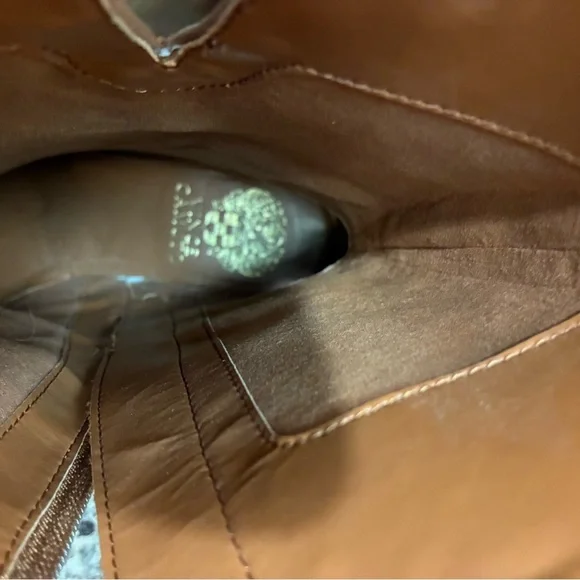 Vince Camuto Brown Leather Boots - Picture 4 of 5